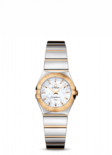 Watch Winder for watch Omega Constellation Constellation Quartz 24 Polished Stainless Steel / Yellow Gold / MOP