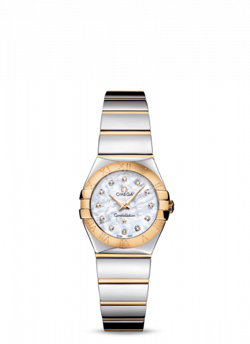 Watch Winder for watch Omega Constellation Constellation Quartz 24 Polished Stainless Steel / Yellow Gold / MOP