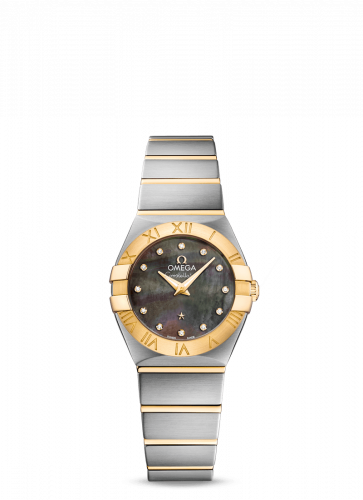 Watch Winder for watch Omega Constellation Constellation Quartz 24 Stainless Steel / Yellow Gold / Grey MOP