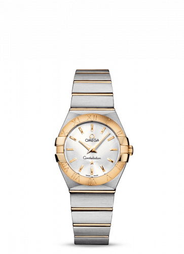 Watch Winder for watch Omega Constellation Constellation Quartz 27 Brushed Stainless Steel / Yellow Gold / Silver