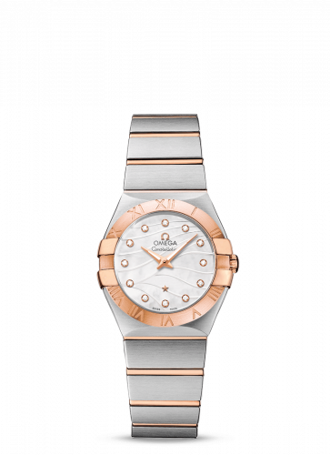 Watch Winder for watch Omega Constellation Constellation Quartz 27 Stainless Steel / Red Gold / MOP