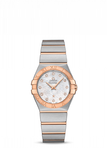 Watch Winder for watch Omega Constellation Constellation Quartz 27 Stainless Steel / Red Gold / White MOP