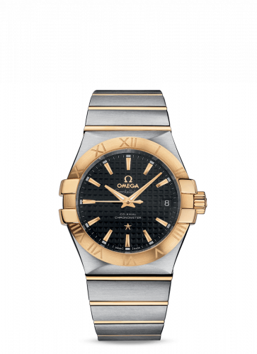 Watch Winder for watch Omega Constellation Constellation Co-Axial 35 Stainless Steel / Yellow Gold / Black