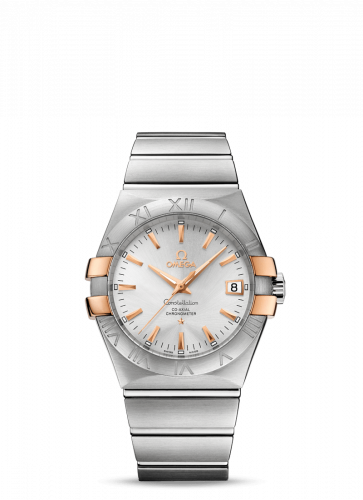 Watch Winder for watch Omega Constellation Constellation Co-Axial 35 Stainless Steel / Red Gold Claws / Silver