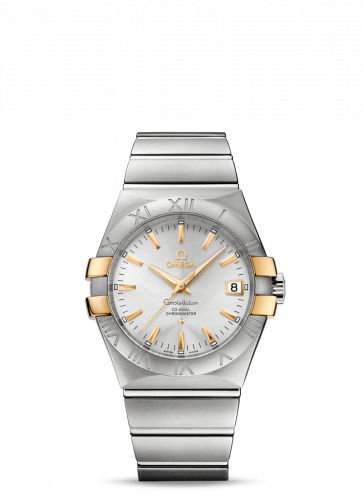 Watch Winder for watch Omega Constellation Constellation Co-Axial 35 Stainless Steel / Yellow Gold Claws / Silver