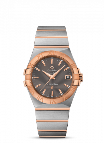 Watch Winder for watch Omega Constellation Constellation Co-Axial 35 Stainless Steel / Red Gold / Grey