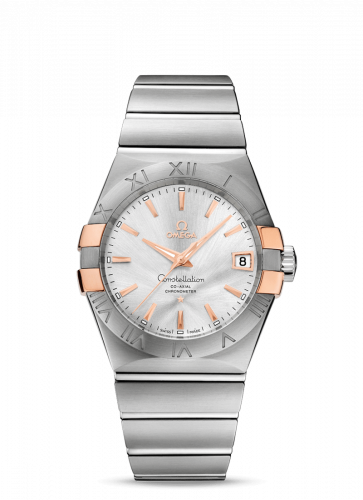 Watch Winder for watch Omega Constellation Constellation Co-Axial 38 Stainless Steel / Red Gold / Silver