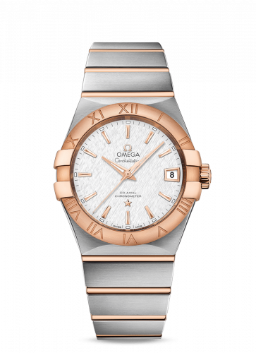 Watch Winder for watch Omega Constellation Constellation Co-Axial 38 Stainless Steel / Red Gold / Silver Silk