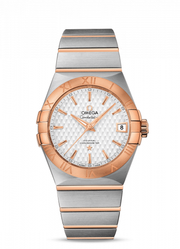 Watch Winder for watch Omega Constellation Constellation Co-Axial 38 Stainless Steel / Red Gold / Silver Lozenge