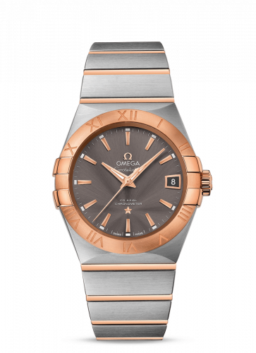 Watch Winder for watch Omega Constellation Constellation Co-Axial 38 Stainless Steel / Red Gold / Grey