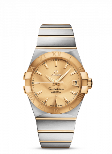 Watch Winder for watch Omega Constellation Constellation Co-Axial 38 Stainless Steel / Yellow Gold / Champagne