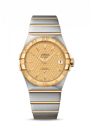 Watch Winder for watch Omega Constellation Constellation Co-Axial 38 Stainless Steel / Yellow Gold / Champagne Lozenge