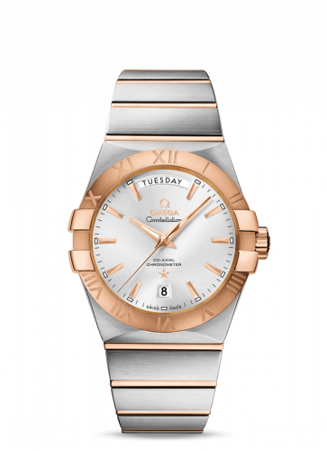 Watch Winder for watch Omega Constellation Constellation Co-Axial 38 Co-Axial Day-Date Stainless Steel / Red Gold / Silver