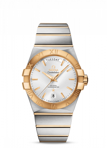 Watch Winder for watch Omega Constellation Constellation Co-Axial 38 Day-Date Stainless Steel / Yellow Gold / Silver