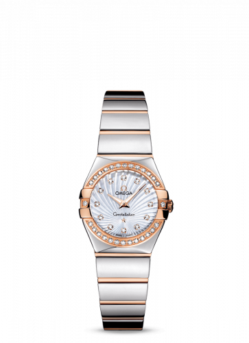 Watch Winder for watch Omega Constellation Constellation Quartz 24 Polished Stainless Steel / Red Gold / Diamond / MOP Supernova