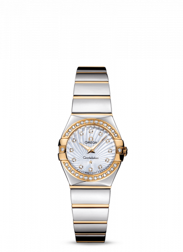 Watch Winder for watch Omega Constellation Constellation Quartz 24 Polished Stainless Steel / Yellow Gold / Diamond / MOP Supernova