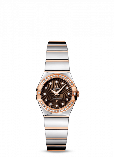 Watch Winder for watch Omega Constellation Constellation Quartz 24 Polished Stainless Steel / Red Gold / Diamond / Brown Supernova