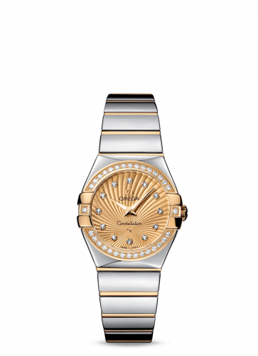 Watch Winder for watch Omega Constellation Constellation Quartz 27 Polished Stainless Steel / Yellow Gold / Diamond / Champagne Supernova