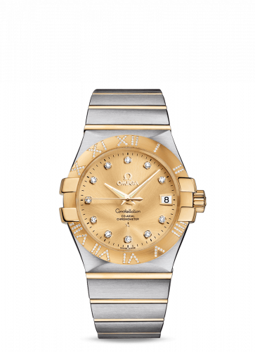 Watch Winder for watch Omega Constellation Constellation Co-Axial 35 Stainless Steel / Yellow Gold / Diamond / Champagne