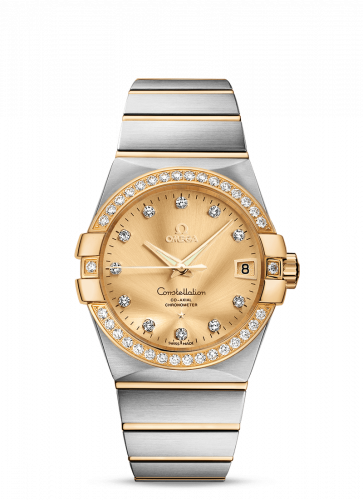 Watch Winder for watch Omega Constellation Constellation Co-Axial 38 Stainless Steel / Yellow Gold / Diamond / Champagne