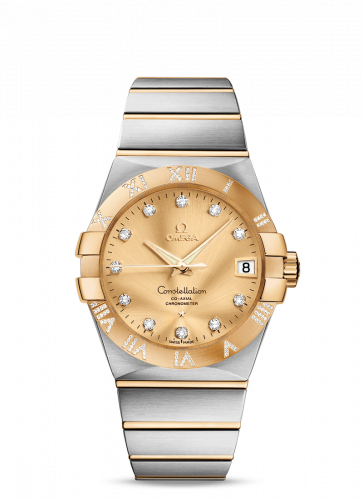 Watch Winder for watch Omega Constellation Constellation Co-Axial 38 Stainless Steel / Yellow Gold / Diamond / Champagne