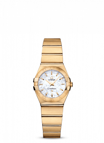 Watch Winder for watch Omega Constellation Constellation Quartz 24 Brushed Yellow Gold / MOP