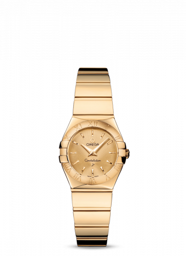 Watch Winder for watch Omega Constellation Constellation Quartz 24 Polished Yellow Gold / Champagne