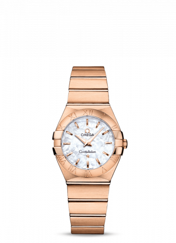 Watch Winder for watch Omega Constellation Constellation Quartz 27 Brushed Red Gold / MOP