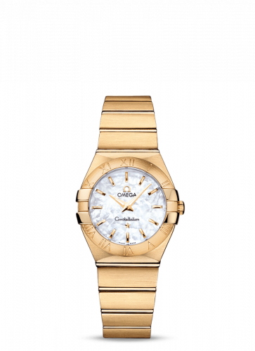 Watch Winder for watch Omega Constellation Constellation Quartz 27 Brushed Yellow Gold / MOP