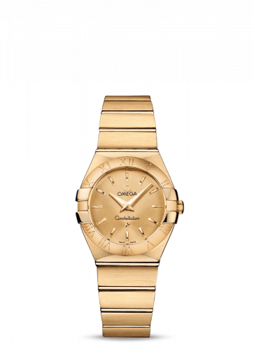 Watch Winder for watch Omega Constellation Constellation Quartz 27 Brushed Yellow Gold / Champagne