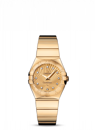 Watch Winder for watch Omega Constellation Constellation Quartz 27 Polished Yellow Gold / Champagne Supernova