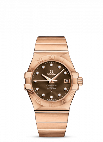 Watch Winder for watch Omega Constellation Constellation Co-Axial 35 Red Gold / Brown