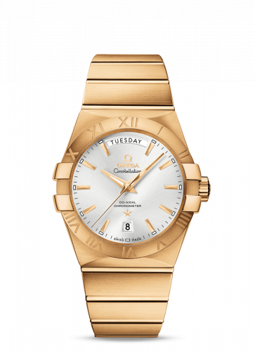 Watch Winder for watch Omega Constellation Constellation Co-Axial 38 Day-Date Yellow Gold / Silver