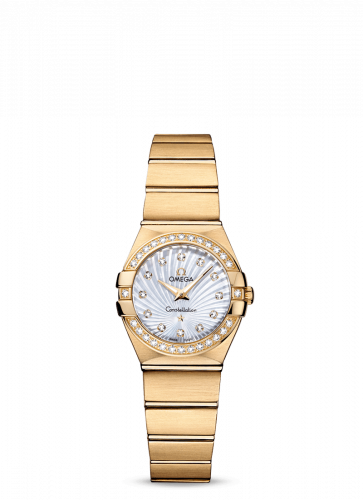 Watch Winder for watch Omega Constellation Constellation Quartz 24 Brushed Yellow Gold / Diamond / MOP Supernova