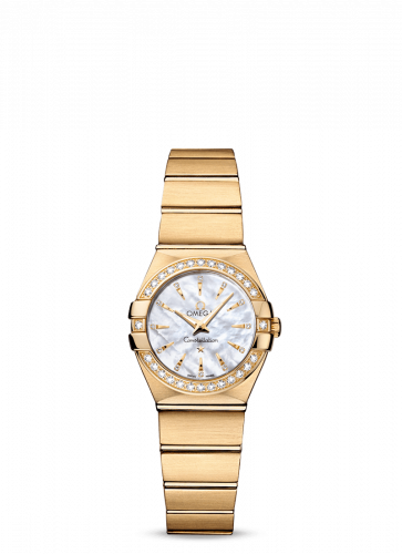 Watch Winder for watch Omega Constellation Constellation Quartz 24 Brushed Yellow Gold / Diamond / MOP