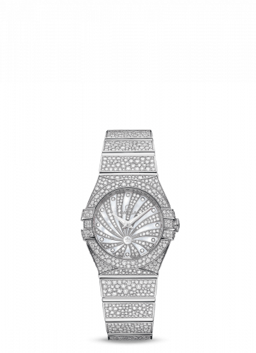 Watch Winder for watch Omega Constellation Constellation Quartz 24 Polished White Gold / Snow / MOP Supernova