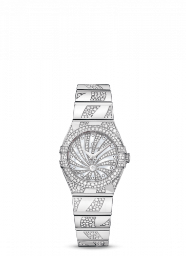 Watch Winder for watch Omega Constellation Constellation Quartz 24 Polished White Gold / Snow Supernova / Bracelet