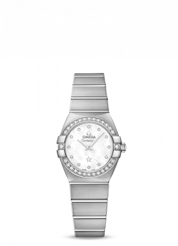 Watch Winder for watch Omega Constellation Constellation Quartz 24 Brushed White Gold / Diamond / MOP