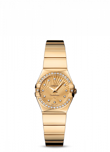 Watch Winder for watch Omega Constellation Constellation Quartz 24 Polished Yellow Gold / Diamond / Champagne Supernova