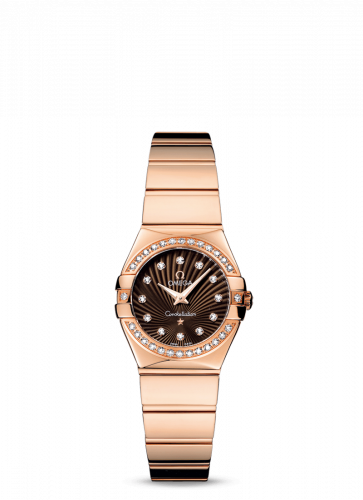 Watch Winder for watch Omega Constellation Constellation Quartz 24 Polished Red Gold / Diamond / Brown Supernova