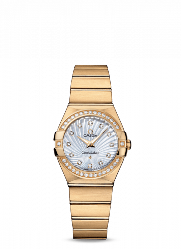 Watch Winder for watch Omega Constellation Constellation Quartz 27 Brushed Yellow Gold / Diamond / MOP Supernova