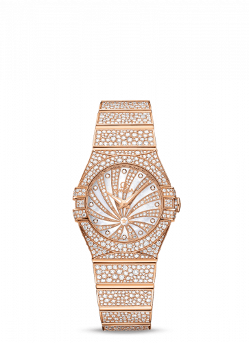 Watch Winder for watch Omega Constellation Constellation Quartz 27 Polished Red Gold / Snow / Diamond Supernova