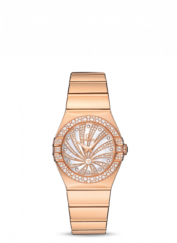 Watch Winder for watch Omega Constellation Constellation Quartz 27 Polished Red Gold / Snow / Diamond Supernova