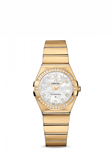 Watch Winder for watch Omega Constellation Constellation Quartz 27 Brushed Yellow Gold / MOP Omega