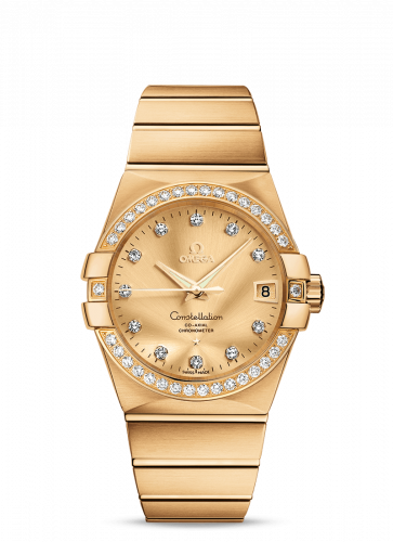 Watch Winder for watch Omega Constellation Constellation Co-Axial 38 Yellow Gold / Diamond / Champagne