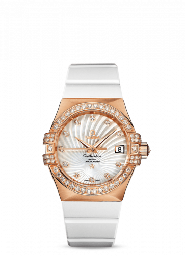 Watch Winder for watch Omega Constellation Constellation Co-Axial 35 Red Gold / Diamond / MOP Supernova / Rubber