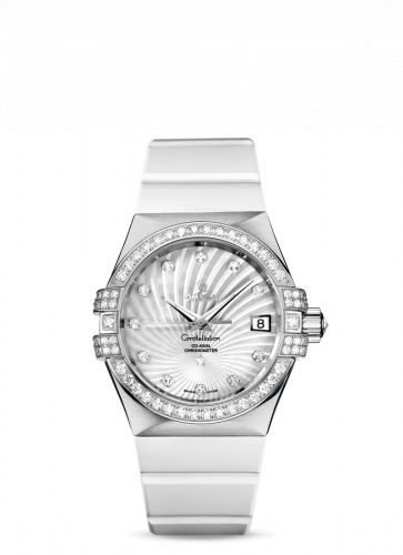 Watch Winder for watch Omega Constellation Constellation Co-Axial 35 White Gold / Diamond / MOP Supernova / Rubber