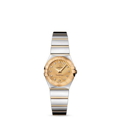 Watch Winder for watch Omega Constellation Constellation Quartz 24 Polished Stainless Steel / Yellow Gold / Champagne Supernova