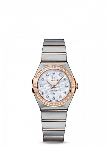 Watch Winder for watch Omega Constellation Constellation Quartz 27 Brushed Stainless Steel / Red Gold / Diamond / MOP