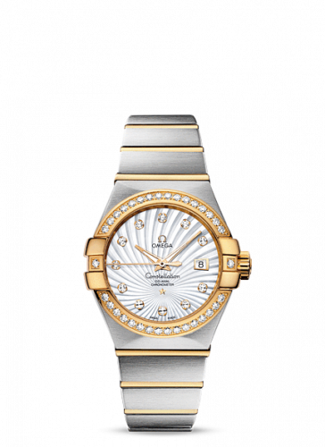 Watch Winder for watch Omega Constellation Constellation Co-Axial 31 Stainless Steel / Yellow Gold / Diamond / MOP Supernova